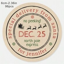 96 件万圣节恐怖木乃伊不给糖就捣蛋经典圆形贴纸着迷万圣节经典圆形贴纸可爱水彩生日万圣节经典圆形贴纸，圣诞节 - 彩色 - 查看 18