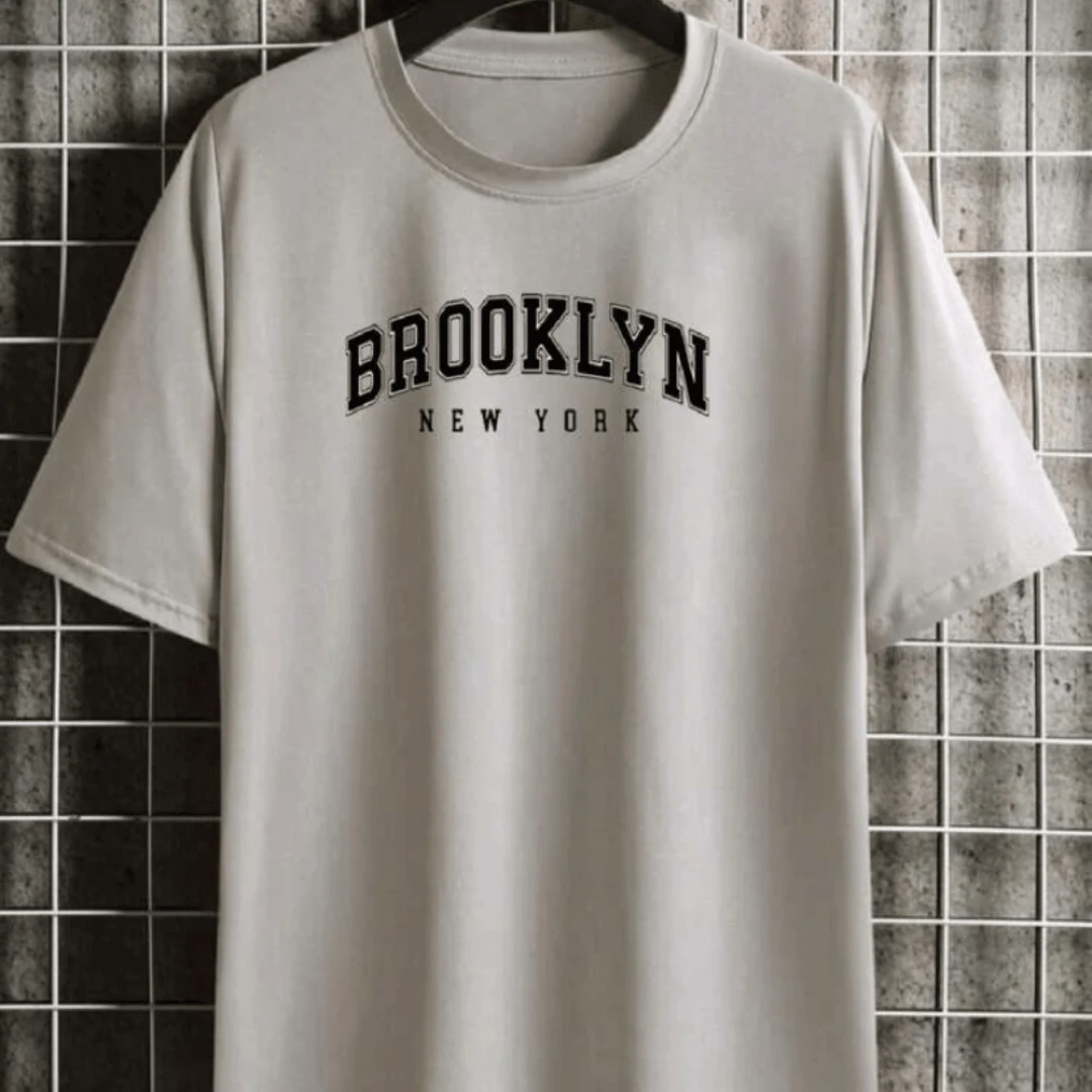 Men's Premium Launch T-Shirt - 灰色 - 查看 1