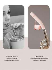 1 pieza/3 piezas Tapas de extensión de pajita de silicona para tumblers de 30 y 40 onzas, tapas superiores de pajita de silicona de 10 mm, cubiertas de pajita reutilizables, tapas antipolvo para pajitas, tapas simples para la punta de la pajita, accesorios para tazas
