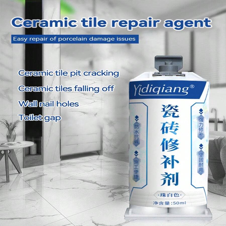 50ml Ceramic Tile Glue Repair Agent Ceramic Paste Tile Crack Glue