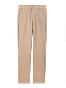 ANTONIO STORE "Men's Twill Trousers Tailored Sport Fine Knife Pocket Built-In Pocket - 駝色 - 查看 4