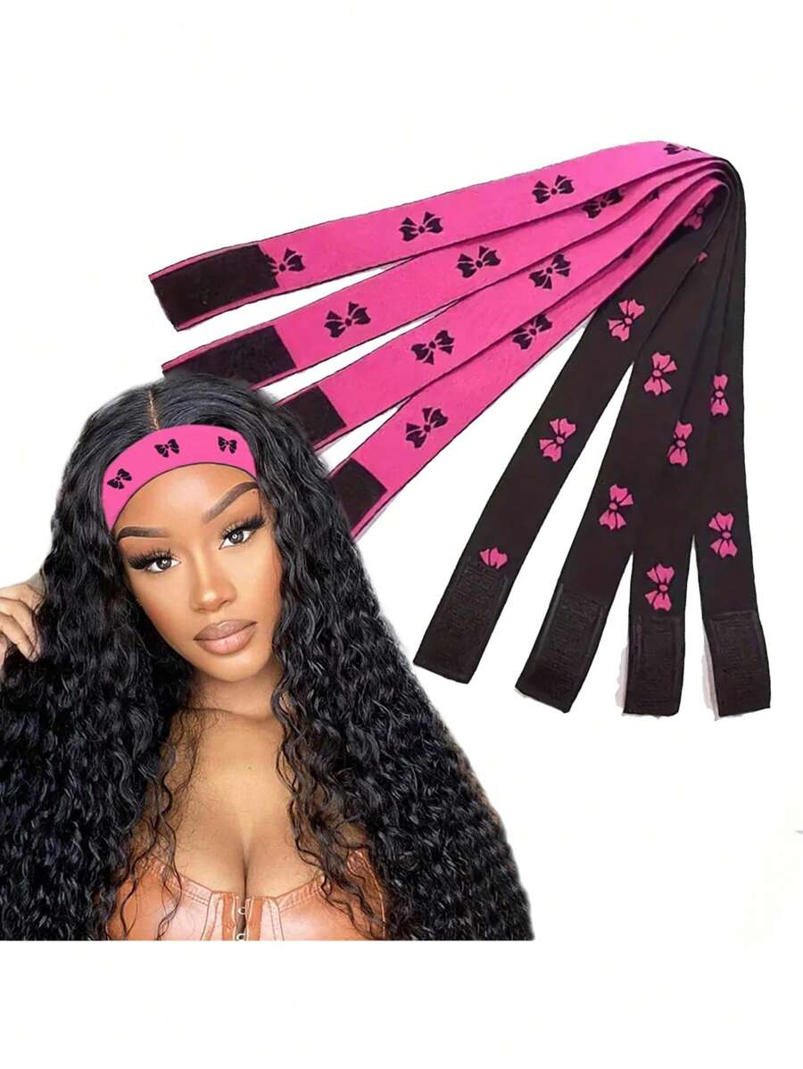 Fasce per bordi, fasce elastiche per frontali in pizzo che si fondono, fasce per parrucche che si fondono, 5/3/1 pezzo fasce regolabili per parrucche per tenerle in posizione, involucro per bordi per disporre i bordi, accessori per parrucche