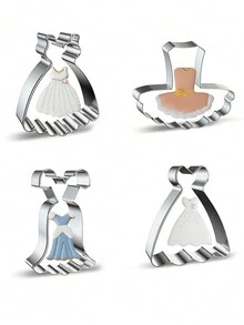 1pc Ballet/Princess Skirt Cookie Cutter, DIY Baking Cake Bread Mold - Cookie Cutters - View 7