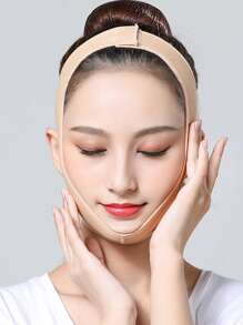 Tira para máscara con forma de V, vendaje facial, adecuado para uso doméstico/sueño/ejercicio/yoga en múltiples ocasiones. Están hechos de material amigable con la piel, ligero y transpirable.