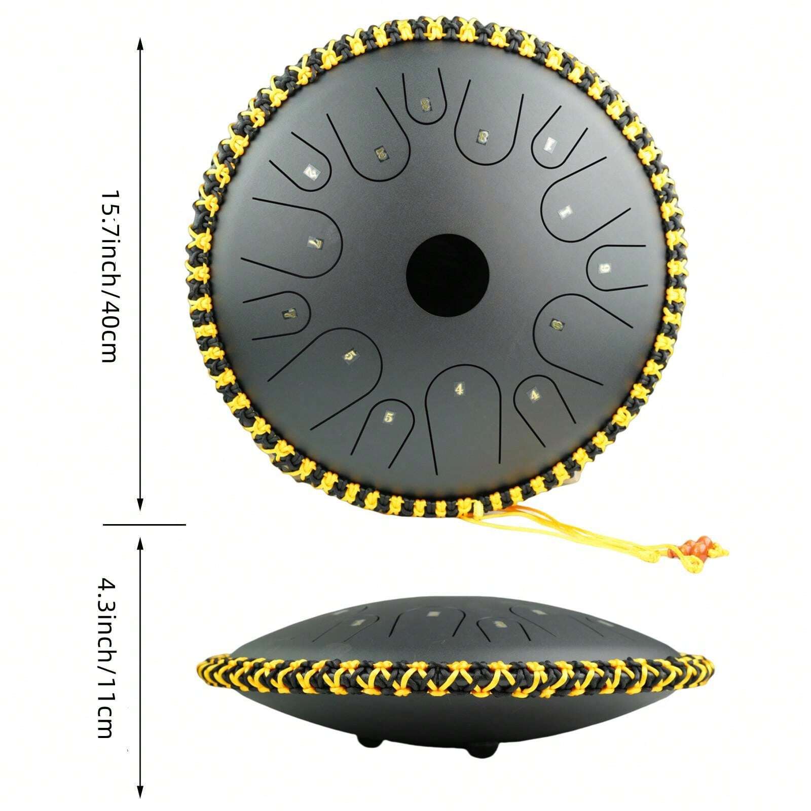 14Inch 14Note C Major Steel Tongue Drum, Adult Gift Music Percussion