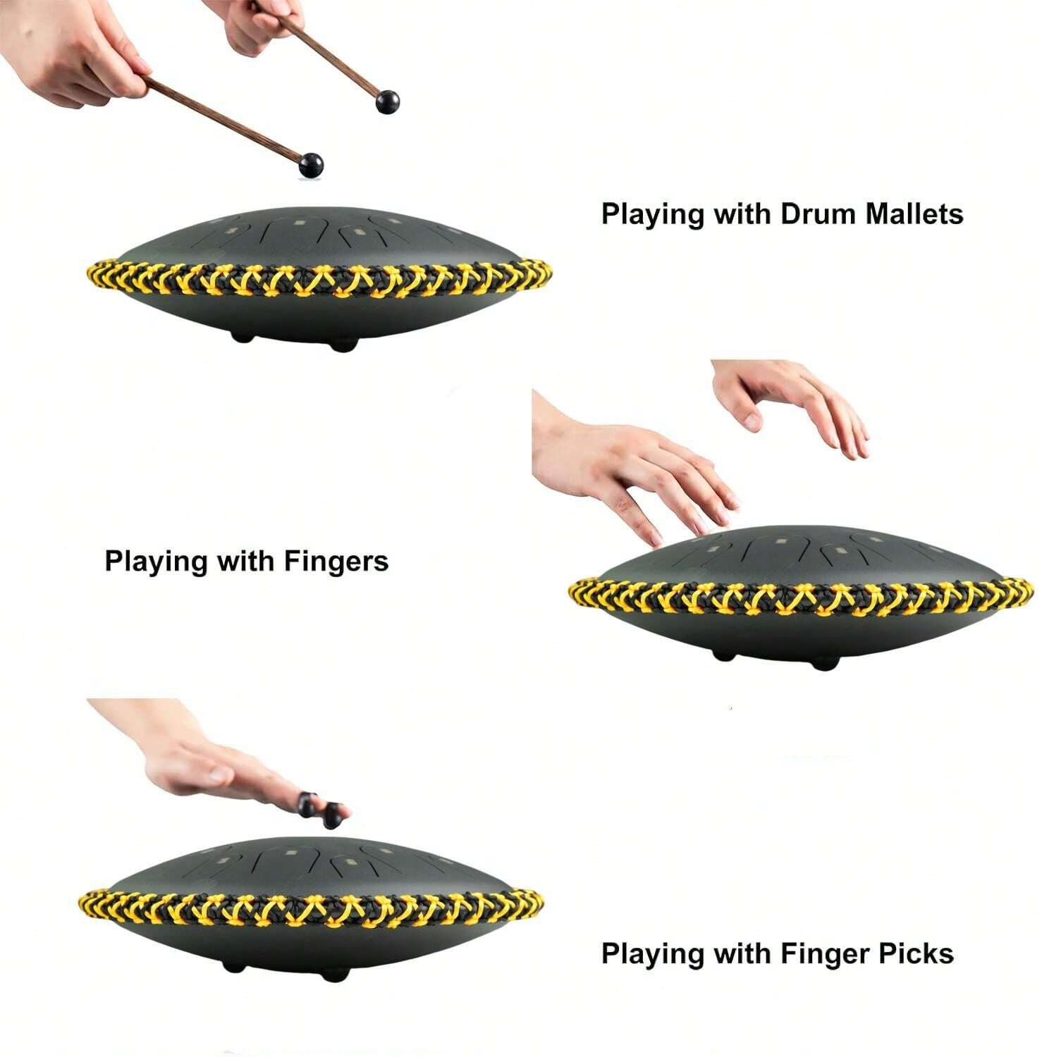 14Inch 14Note C Major Steel Tongue Drum, Adult Gift Music Percussion