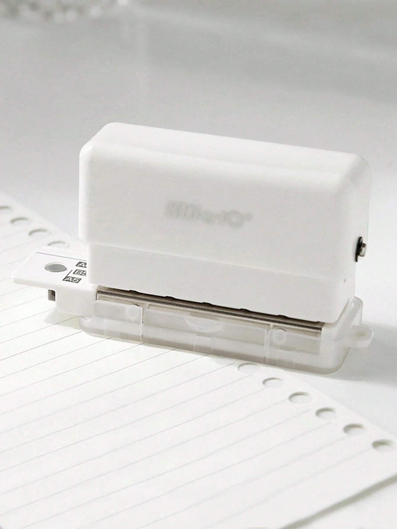 1pc 6Hole Paper Punch, Practical LooseLeaf Notebook, Mini Craft Hole