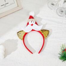 1 cái Băng đô Giáng sinh Hoạt hình Ông già Noel Mũ Đồ mặc ngày lễ Trang trí sự kiện Biểu diễn Đạo cụ trang trí Giáng sinh, Thích hợp cho sử dụng Giáng sinh Mũ Giáng sinh Halloween - Nhiều màu - Xem 5