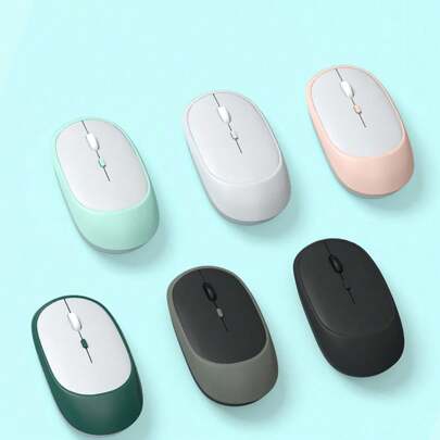 Wireless Mouse Rechargeable Mouse Gamer Dual Modes Bluetooth5.2-Compatible 2.4G USB Mute Mice For Laptop Pad Tablet Apple Laptop