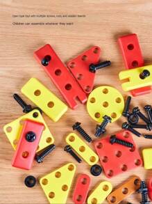 Children's Toolbox Toy Set, Boys' Simulation Repair Exercise, Exercise Children's Hands-On Ability Multiple Engineering Toy Assemblies Suitable For Bedrooms, Living Rooms, And Parent-Child Interactions