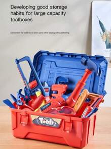 Children's Toolbox Toy Set, Boys' Simulation Repair Exercise, Exercise Children's Hands-On Ability Multiple Engineering Toy Assemblies Suitable For Bedrooms, Living Rooms, And Parent-Child Interactions