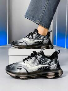 Unisex Sports Running Shoes, Men's Popular Casual Sneakers, Versatile Non-Slip Lightweight Breathable Sports Shoes, Travel Shoes, New Fashionable Thick Sole Shock Absorbing Running Shoes (Size Runs Small, Recommend Ordering One Size Up)