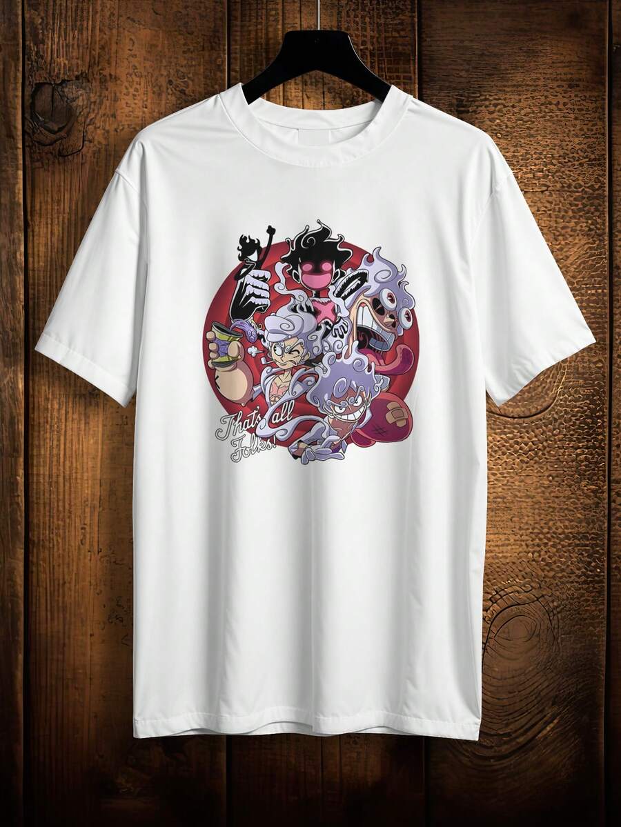 T-Shirt Shirt One Piece  5 Gear Meme This Is All Personal Ref 2089 VEST NERD - 白色 - 查看 1