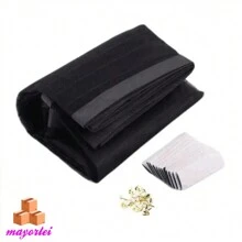 Mosquitera magnética para puerta, cortina de Material de poliéster, Textiles para el hogarMosquitera magnética para puerta, cortina de Material de poliéster, Textiles para el hogar - negro - Ver 7