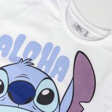 Lilo Y Stitch Officially Licensed Single Jersey Stitch Short T-Shirt - Children's Short T-Shirt Unique Design Fun And Comfortable Style - Multicolor - View 3