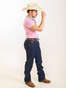 Men's Jeans, Traditional Country Style - Teal Blue - View 1