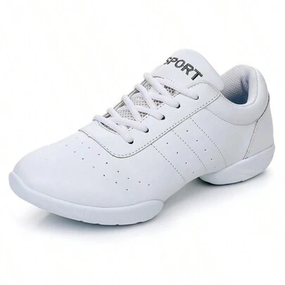 Competitive Aerobics Shoes Women Dance Shoes Girls Aerobics Shoes Cheerleading Shoes White Training Competition Shoes