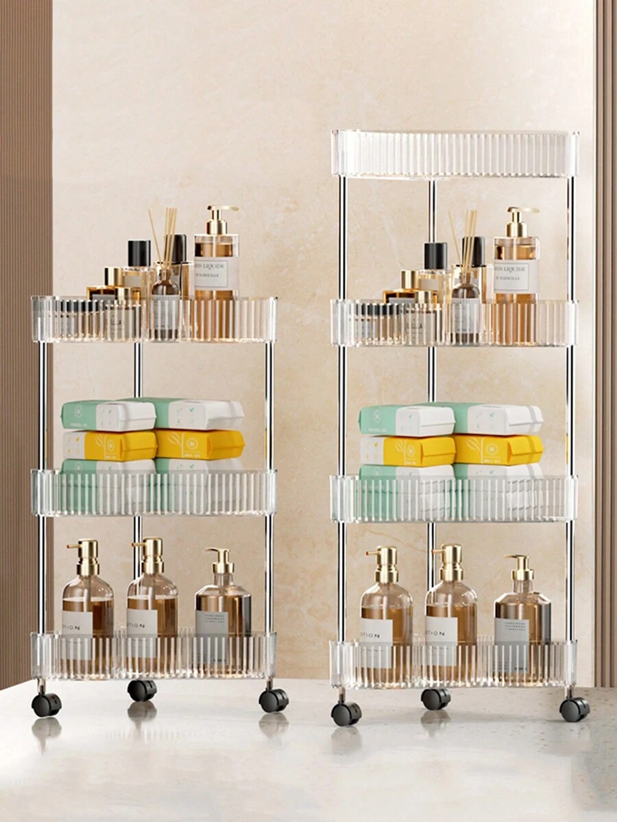 1 Miếng Đa chức năng Thép không gỉ Giá lưu trữ Với Rút mũ Thiết kế Đối với Phòng tắm , Phòng bếp , - Trong sáng - Xem 1