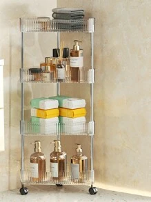 1 Miếng Đa chức năng Thép không gỉ Giá lưu trữ Với Rút mũ Thiết kế Đối với Phòng tắm , Phòng bếp , - Trong sáng - Xem 8