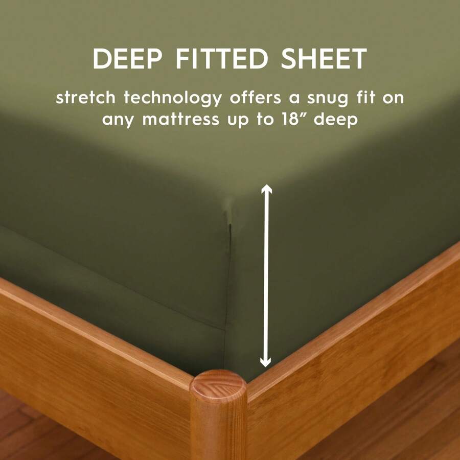 Better Homes & Gardens 4Piece 400 Thread Count Grey Flannel