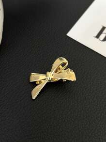 12个可爱蝴蝶结鳄鱼夹，小巧无痕刘海发夹，女士发饰，情人节礼物，蝴蝶结发夹，发卡，学生用品，优雅，学院风，蝴蝶结，头饰，发夹 - 彩色 - 查看 9