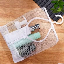 1 Stück Mehrzweckhaken Aufbewahrungstasche, geeignet zum Verstauen von Bad-Unordnung, Kosmetika und Handyen, Boho-Vibes - Verschiedenfarbig - Übersicht 1