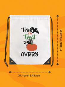 1 pieza Bolsa personalizada de Halloween y bolsas personalizadas para trick or treat, perfectas para llevar todos tus dulces de Halloween! Bolsa de transporte con diseño de fantasmas con nombre personalizado, bolsa de dulces de Halloween personalizada. Regalo de aniversario, regalo de San Valentín, regalo de cumpleaños, regalo para la mejor amiga, regalo para mamá, regalo para novia, regalo para ella, regalo para esposa, regalo de Navidad, regalos del Día de Halloween, regalos de Acción de Gracias, Feliz Día de Halloween