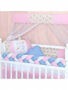 COMPLETE AMERICAN AND NATIONAL SLIM BABY CRIB KIT, FITS CRIB WITH MATTRESS UP TO 130CM X 70CM PROMOTION - 粉紅花園 - 查看 3