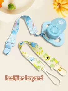 Klip Empeng dengan Nama Kustom, Rantai Empeng yang Dipersonalisasi, Desain Lucu Kustom - Hadiah Natal untuk Cucu atau Hadiah untuk Bayi Baru Lahir. - MultiWarna - View 2