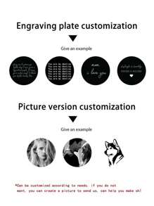 Custom Necklace Luxury Fashion Angel Wings Pendant Necklace "I Love You" In 100 Languages Projection Necklace, Customizable Movie-Like Black & White Photo Engraving, For Girlfriend, Mom, Best Friend, Everyday Wear - Gold - View 10