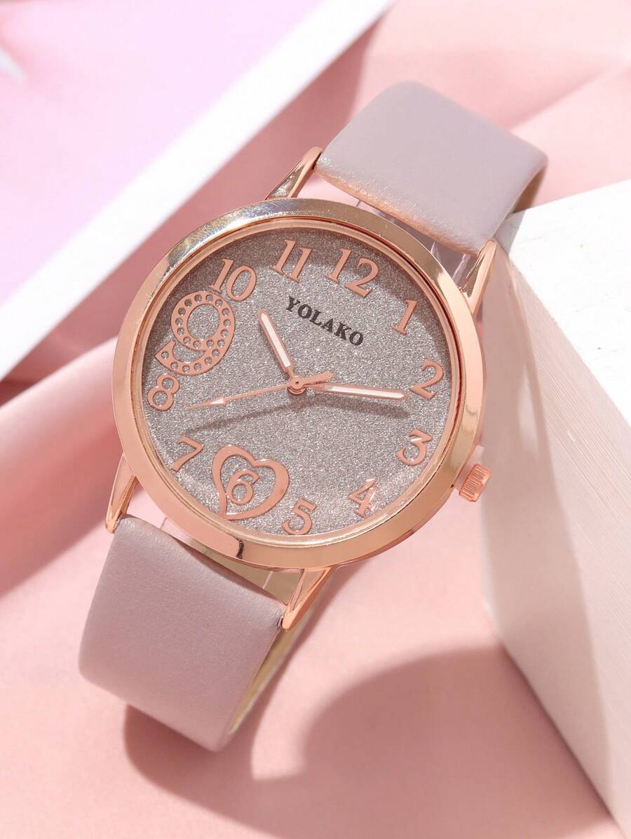 This Watch Features A Fashionable And Comfortable PU Leather Strap, Suitable For Both Men And Women. It Is A Casual Student Watch That Can Be Worn For Parties, Festivals, Gatherings, Weddings, And Daily Use. It Makes The Best Gift For The Back-To-School Season, Graduation Season, And Thanksgiving For Women.