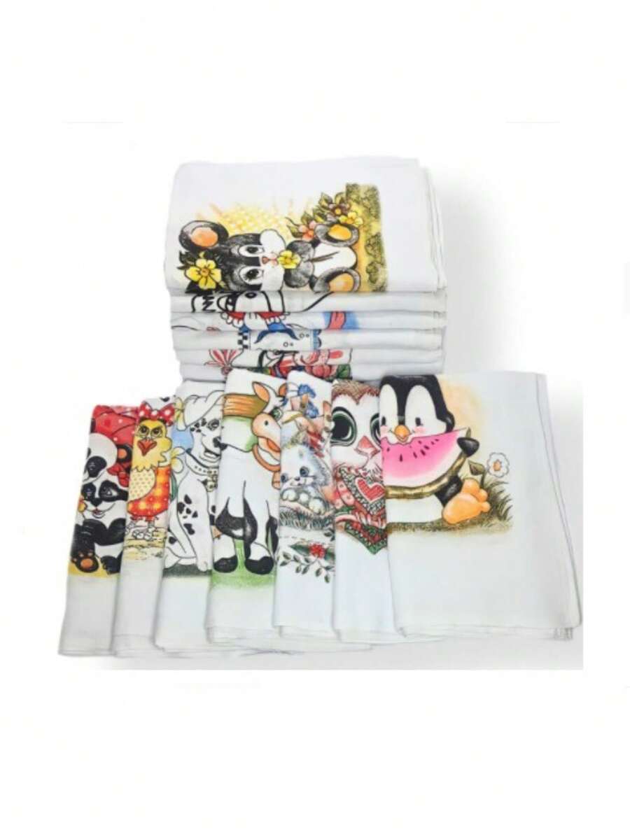 Santa Margarida Chicken Foot Printed Dishcloth - 60 Dishcloths - 彩色 - 查看 1