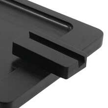 Sofa Tray Bamboo Sofa Tray Foldable Sofa Tray With 360° Rotating Phone Holder Black Color - Black - View 4