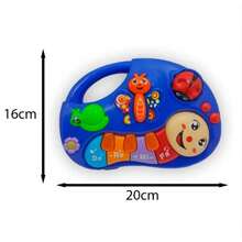 Butterfly Musical Piano Keyboard Kids Toy With Lights - Màu Hồng Tươi - Xem 8