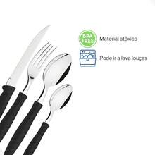 Palmas Colors Kitchen Cutlery Set With Cutlery Holder 25 Pieces - 紅色 - 查看 6