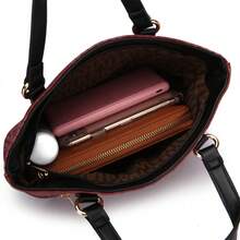 Mulikeer MKF Collection Aylet M Tote With Mini Handbag And Wristlet Pouch By Mia K - Màu Tím - Xem 5