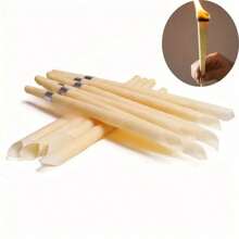 5/10pcs Compact Ear Cleaning Sticks - Home Spa Ear Care Tools - Beige - View 4