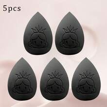 Princess Makeup Sponge Set, For Blending, Liquid, Cream, And Powder Foundation,For Loose Powder And Body Powder Application, Velvet Cosmetic Makeup Sponge For Liquid Foundation And Powder - Multicolor - View 19