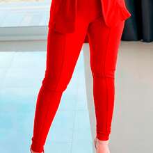 Youth Formal Set Jacket Pants - 紅色 - 查看 3