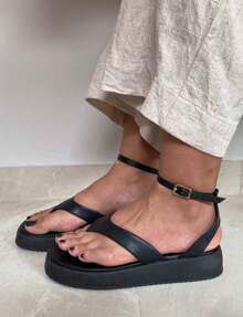 Anabela Asa Delta Women's Sandal - Black - View 2