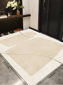 1 szt. aksamitny dywanik do salonu i sypialni, dekoracyjny dywan z łabędziem na sofę, stolik kawowy, przedpokój, kuchnię i drzwi wejściowe.