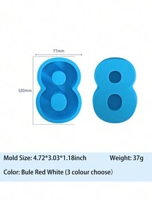 26 Letter Symbol Silicone Mold, Desktop Jewelry Candle Baking Creative Cake Mold Resin Drop Glue Mold - Multicolor - View 42