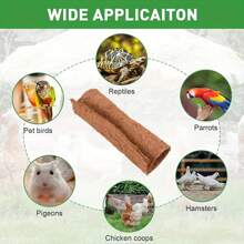 1/3/6 件 Bioline 椰壳鸡窝垫吸水除臭鸡舍床上用品易于清洁家禽用品鸡窝产蛋鸟窝筑巢椰棕垫产蛋保暖养殖窝椰棕纤维宠物爬虫垫适用于鸡、鸭、鹅、蜥蜴、乌龟和其他爬行动物。