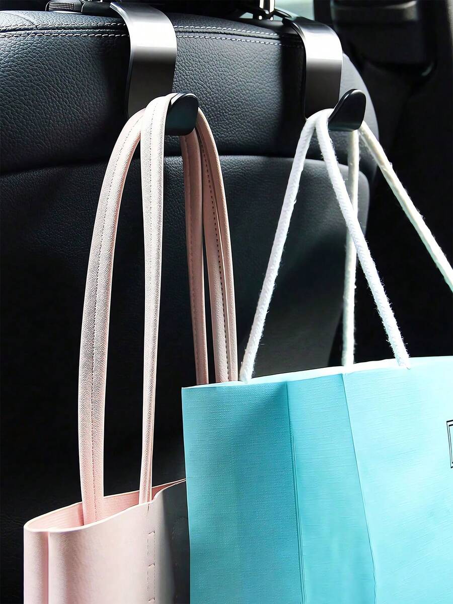 1pc/5pcs/10pcs Car Seat Back Hooks Vehicle Headrest Hanger Holder Hook