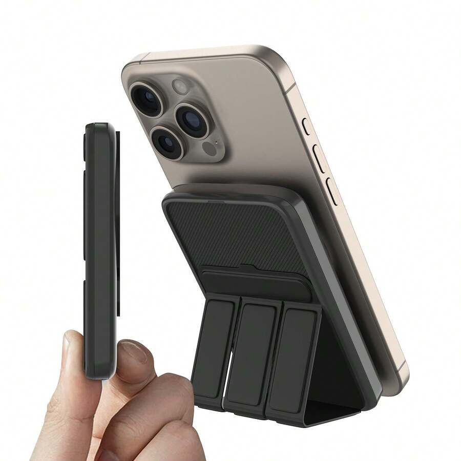 5000mah Wireless Power Bank Portable Charger, Foldable Power