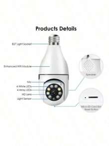 Supfire Mini IP Camera Wifi Wireless Night Vision Microphone Speaker APP Remote Access - 套件 2 件 - 查看 10
