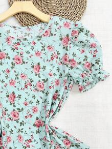 olinka modas Olinka Women's Fashion Princess Sleeve Blouse - Green - View 2
