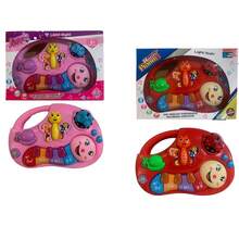 Butterfly Musical Piano Keyboard Kids Toy With Lights - Màu Hồng Tươi - Xem 3