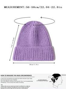 قبعة محبوكة من الصوف المخلوط بالقماش الأبيض، فضفاضة للنساء، مقاومة للرياح للخريف والشتاء، قبعة صوفية للاستخدام الخارجي