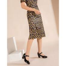 Mary Jane Shoes Women Chunky Heel Pumps Closed Round Toe Ankle Strap Block Heels Comfortable Work Wedding Dress Vintage 1920s Shoes